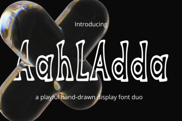Aahladda: A Playful Hand-Drawn Display Font for Web Design