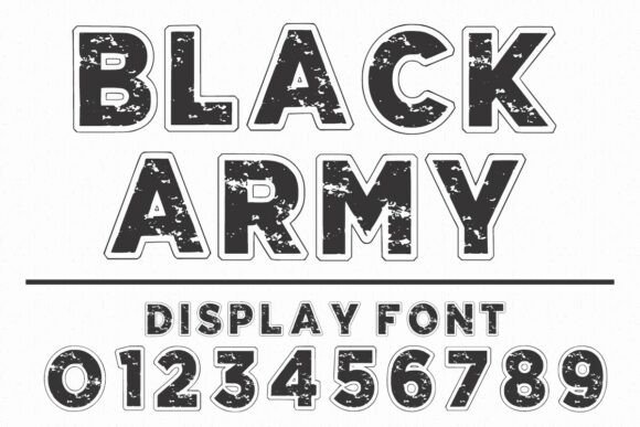 Black Army: The Bold Font for Creative Makers