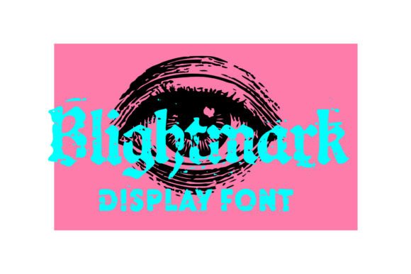 Blightmark Duo: A Bold Display Font for Edgy Branding