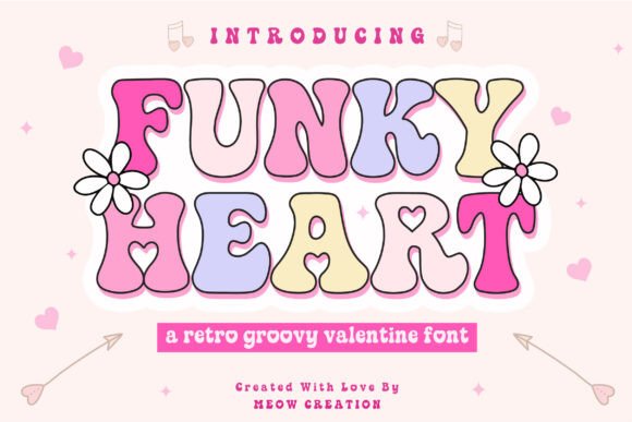 Bring Your Brand to Life with Funky Heart Font