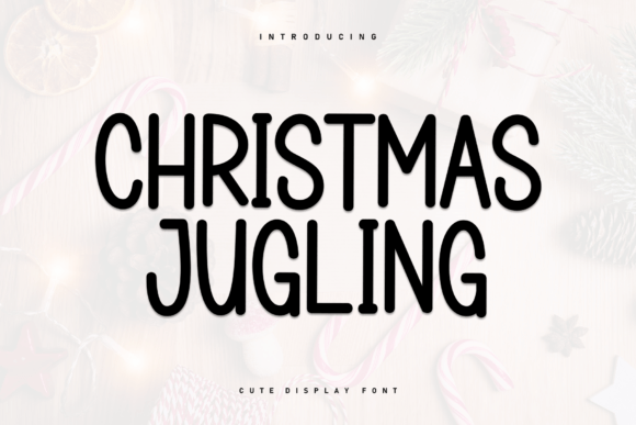 Christmas Jugling: A Charming Handwritten Display Font