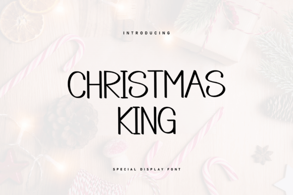 Christmas King: A Charming Display Font for Festive Campaigns