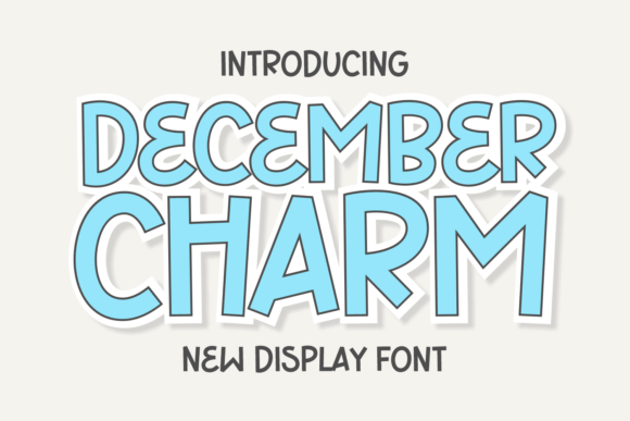 December Charm: A Rustic and Whimsical Font for Crafters