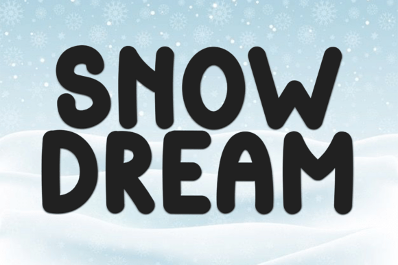 Discover the Charm of Snow Dream: A Font for Editorial Magic