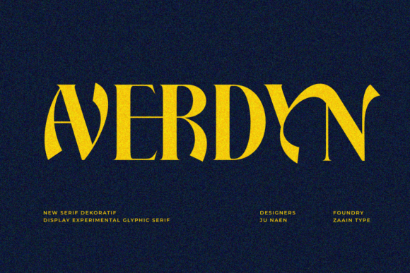 Discovering Averdyn: A Bold and Artistic Display Typeface