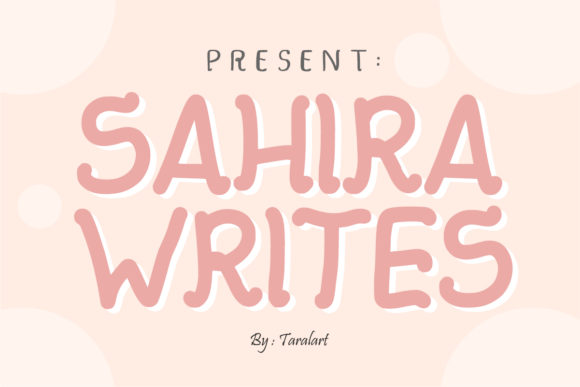 Discovering Sahira Writes: A Charming Handwritten Font
