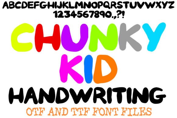 Discovering the Playful Charm of Chunky Kid Font