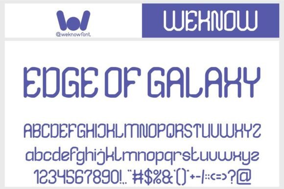 Edge of Galaxy: A Sci-Fi Font for Bold Branding