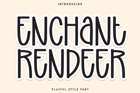 Enchant Rendeer: A Playful Font for Modern Branding