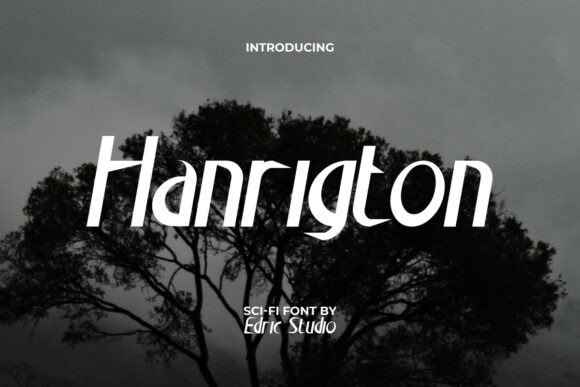 Enhance Your Brand with Hanrigton: A Futuristic Display Font