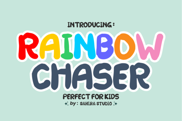 Enhance Your Brand with Rainbow Chaser: A Cheerful Display Font