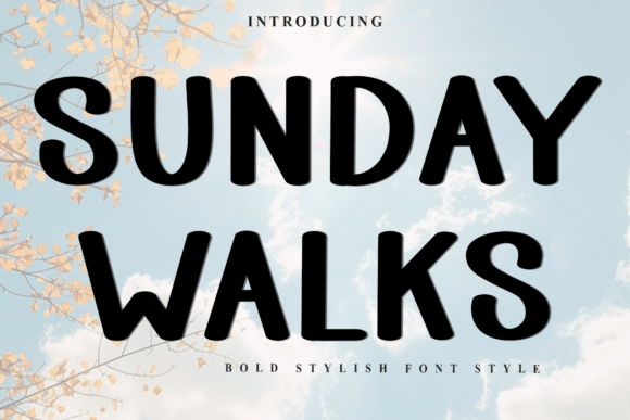 Enhance Your Brand with Sunday Walks Font