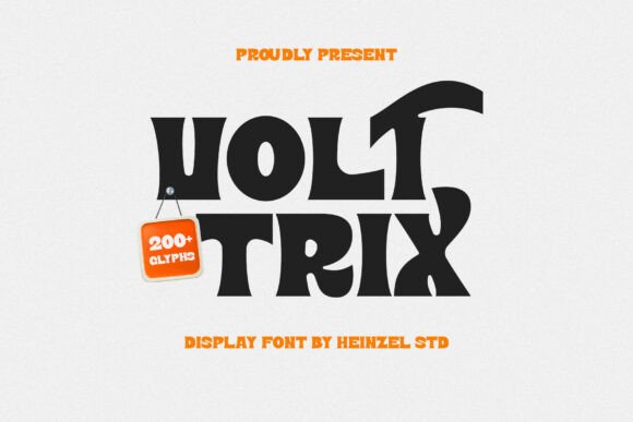 Enhance Your Brand with Volt Trix: A Bold and Whimsical Display Font