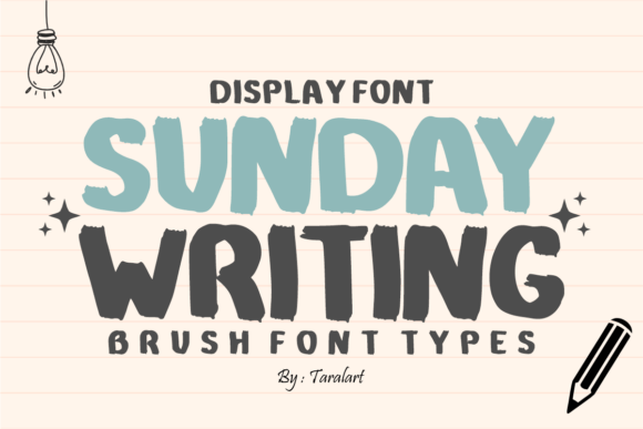 Enhance Your Editorial Design with Sunday Writing Font