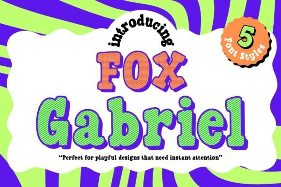 Enhance Your Web Design with Fox Gabriel, the Bold Display Font