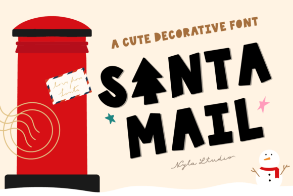 Exploring Santa Mail: A Festive Display Font
