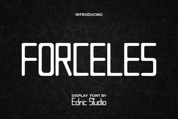 Forceless: A Modern Display Font for Sleek Web Design