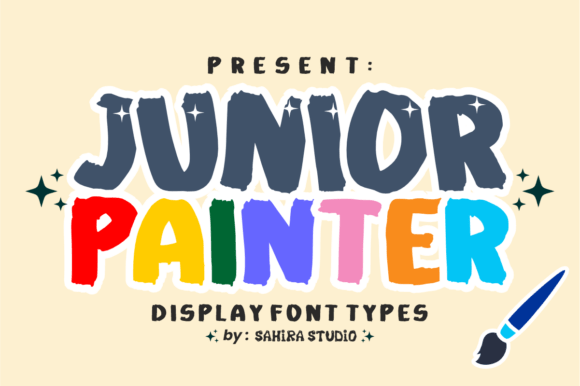 Junior Painter: A Charming Display Font for Your Brand