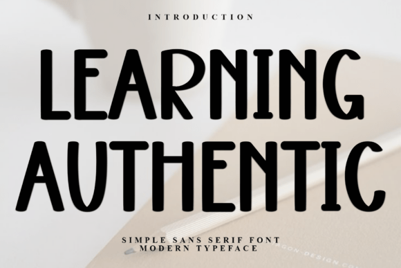 Learning Authentic: A Festive Display Font for Web Design