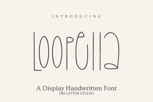 Loopela: A Playful and Friendly Display Font