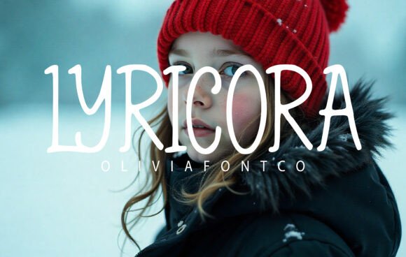 Lyricora: A Playful, High-Contrast Font for Editorial Design
