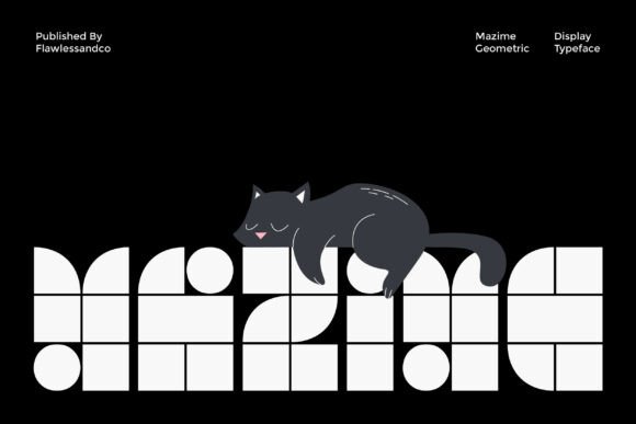 Mazime: A Bold Geometric Font for Modern Web Design