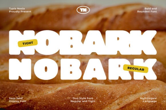 Nobark: A Modern Rounded Bold Font for Web Design