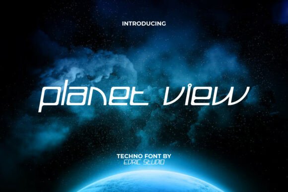 Planet View: A Modern Font for Sleek Web Design