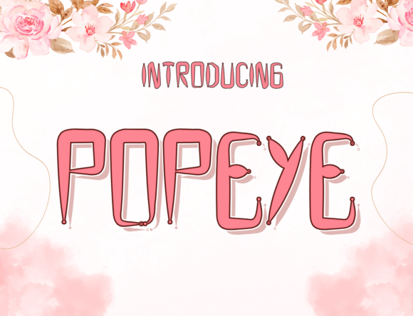 Popeye: A Distinctive Font for Editorial Design