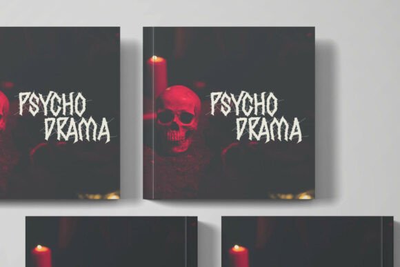 Psychodrama: A Bold Horror Display Font for Intense Branding
