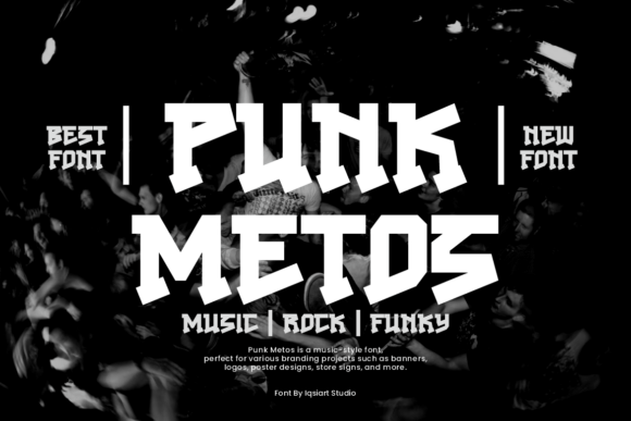 Punk Metos: A Bold Typeface for Eye-Catching Editorial Design