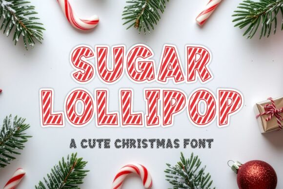 Sugar Lollipop: A Festive Display Font for Engaging Campaigns