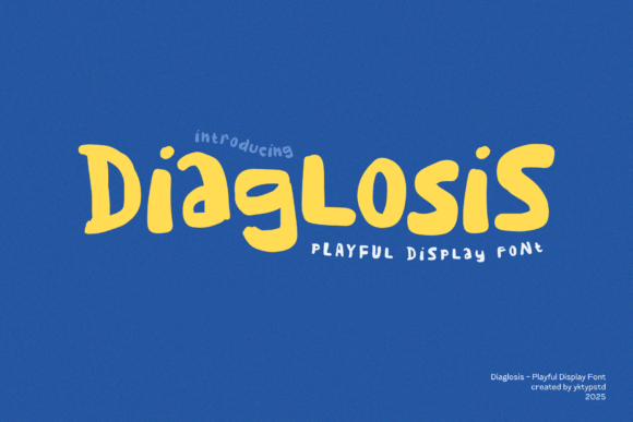 Transform Your Brand with Diaglosis: A Joyful Display Font