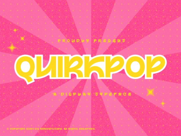 Transform Your Brand with Quirkpop: A Retro-Chic Display Font