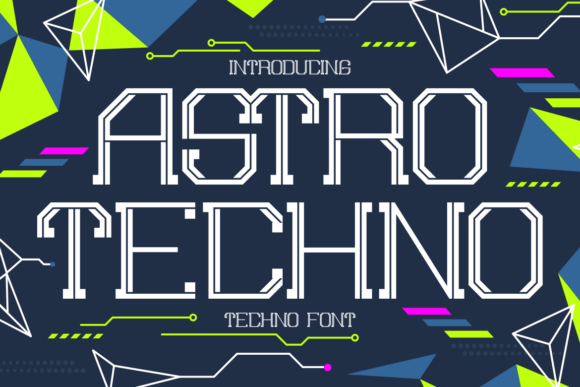 Unleash Your Brand with Astro Techno: A Futuristic Display Font