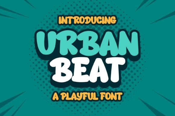 Urban Beat: A Bold Display Font for Creative Crafters